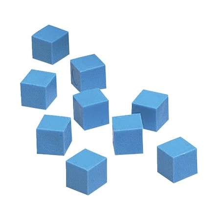 School Smart Beginner Base Ten Blocks, Blue, Set of 311 Pieces 10212